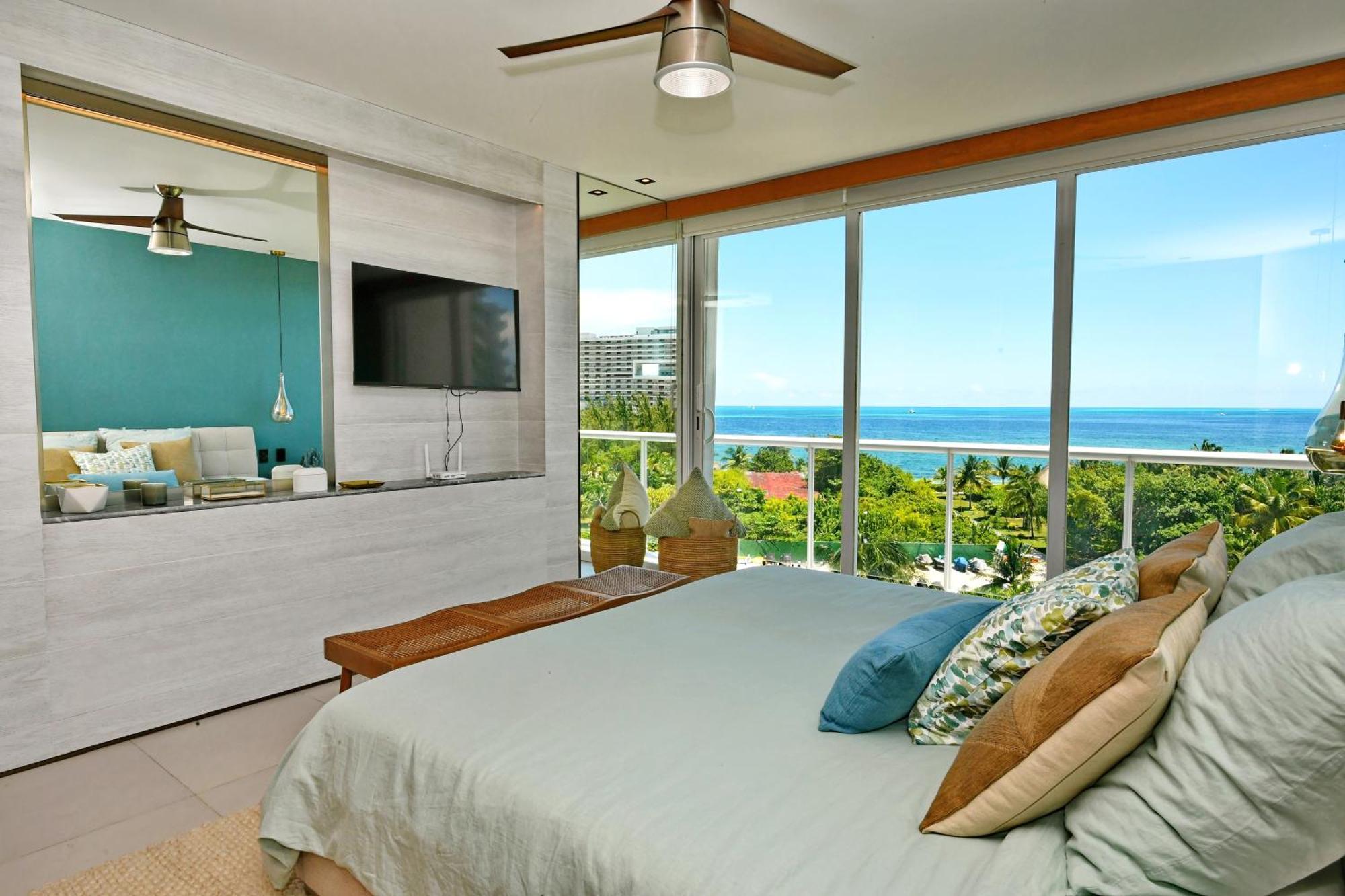 Beachfront Apartment Blue Vista Cancún Kültér fotó