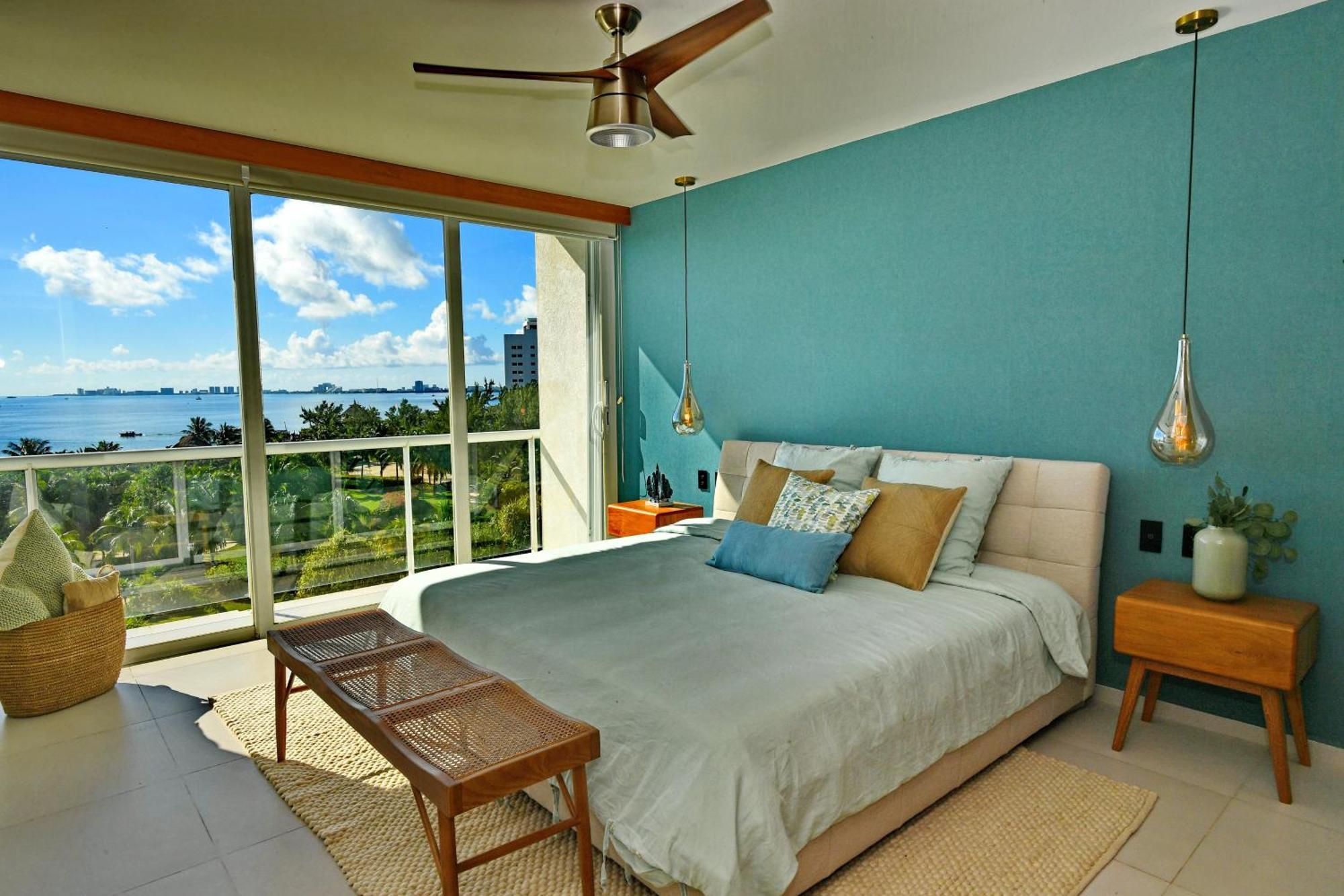 Beachfront Apartment Blue Vista Cancún Kültér fotó